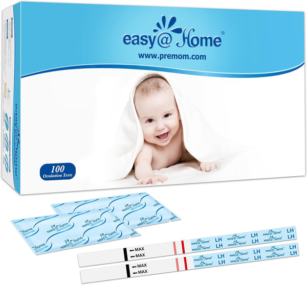 Testy owulacyjne LH Easy@Home — 100 pasków