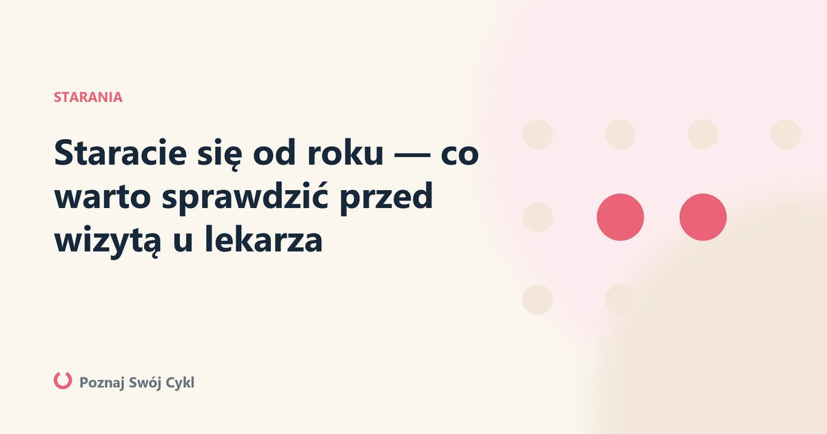 Staracie się od roku