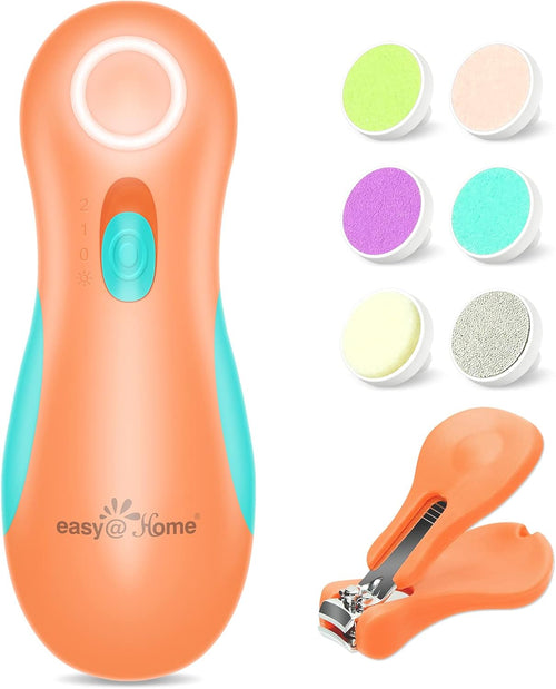 Elektryczny pilnik do paznokci dla niemowląt Easy@Home 2w1