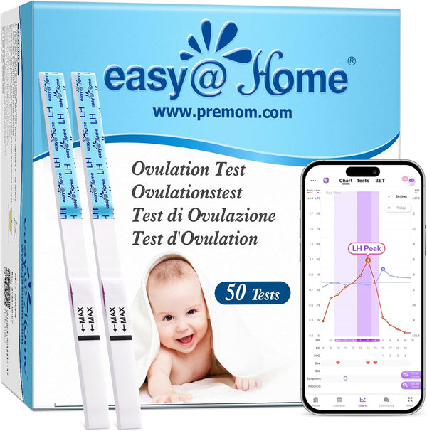 Testy owulacyjne LH Easy@Home 50 pasków