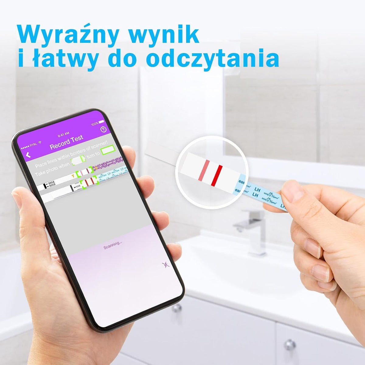 Testy owulacyjne LH Easy@Home 20 pasków (3)